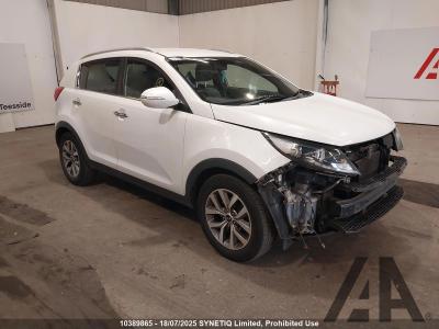 Image of 2014 KIA SPORTAGE CRDI WHITE EDITION ISG 1685cc TURBO DIESEL MANUAL 6 Speed 5 DOOR ESTATE