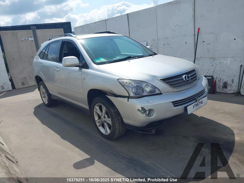 2008 LEXUS RX 400H SE CVT 3311cc PETROL/ELECTRIC CVT 1 Speed 5 DOOR ESTATE