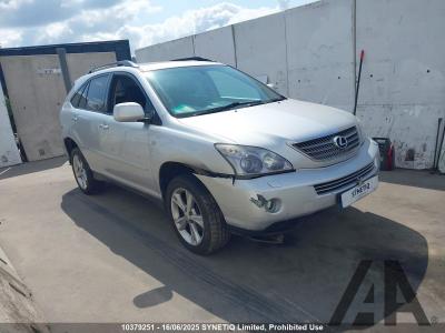 Image of 2008 LEXUS RX 400H SE CVT 3311cc PETROL/ELECTRIC CVT 1 Speed 5 DOOR ESTATE