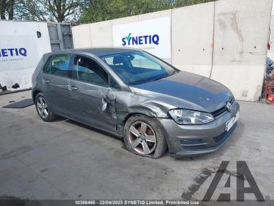 Image of 2014 VOLKSWAGEN GOLF MATCH TDI BLUEMOTION TECHNOLOG 1598cc TURBO DIESEL MANUAL 5 Speed 5 DOOR HATCHBACK