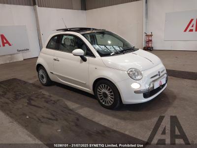 Image of 2011 FIAT 500 LOUNGE 875cc TURBO PETROL MANUAL 3 DOOR HATCHBACK