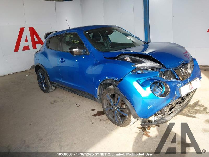 2018 NISSAN JUKE TEKNA 1598cc PETROL MANUAL 5 DOOR HATCHBACK