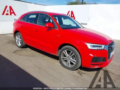 Image of 2017 AUDI Q3 TFSI QUATTRO S LINE EDITION 1984cc TURBO PETROL SEMI AUTO 5 DOOR ESTATE