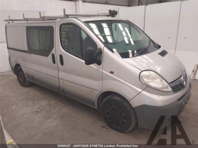 Image of 2012 VAUXHALL VIVARO 2900 CDTI DCB 1995cc TURBO DIESEL MANUAL 6 Speed PANEL VAN