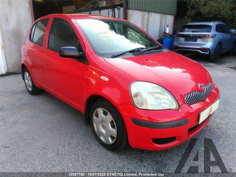 2004 TOYOTA YARIS T3 VVT-I 1299cc PETROL MANUAL 5 Speed 5 DOOR HATCHBACK