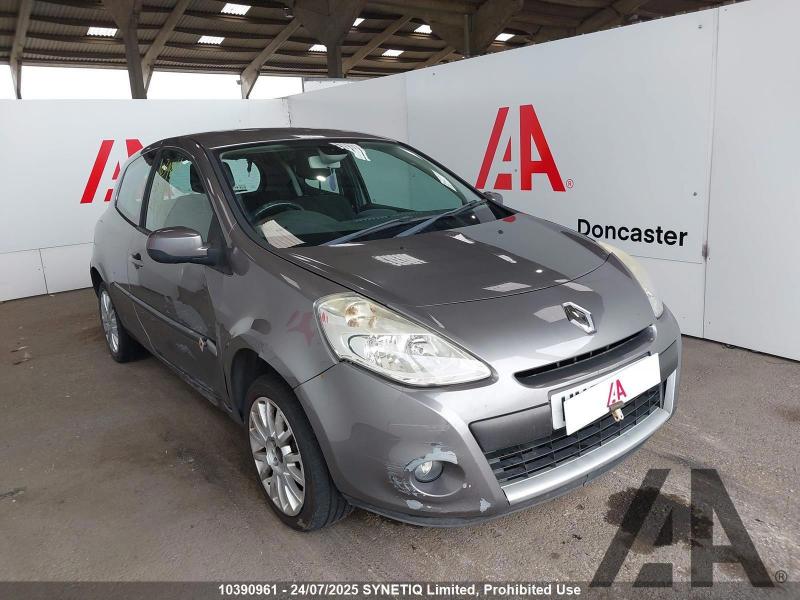 2010 RENAULT CLIO DYNAMIQUE DCI 1461cc TURBO DIESEL MANUAL 5 Speed 3 DOOR HATCHBACK