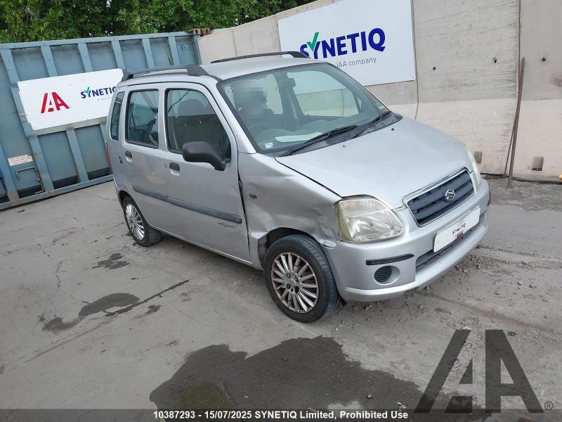 2007 SUZUKI WAGON R GL 1229cc PETROL MANUAL 5 Speed 5 DOOR ESTATE