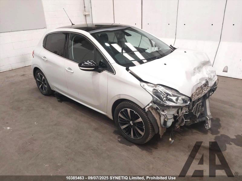 2016 PEUGEOT 208 PURETECH S/SURE 1199cc TURBO PETROL AUTOMATIC 5 DOOR HATCHBACK