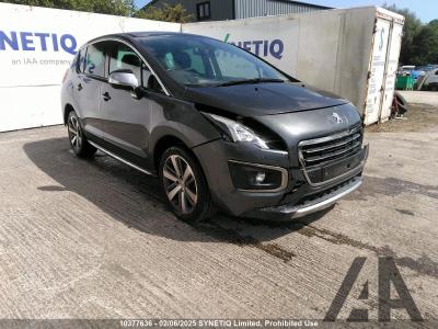 Image of 2015 PEUGEOT 3008 HDIURE 1997cc TURBO DIESEL AUTOMATIC 6 Speed 5 DOOR HATCHBACK