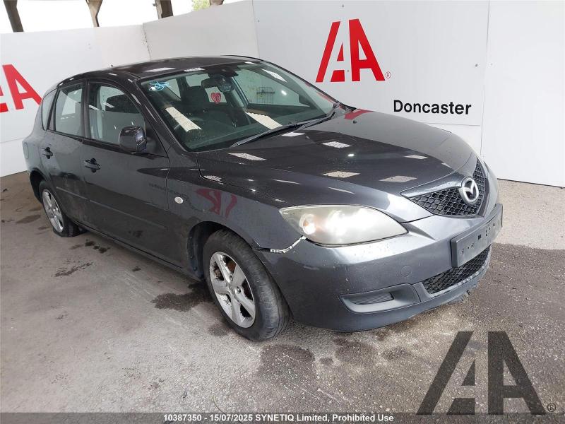 2007 MAZDA 3 TS D 1560cc TURBO DIESEL MANUAL 5 Speed 5 DOOR HATCHBACK