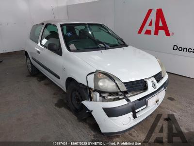 Image of 2004 RENAULT CLIO AUTHENTIQUE 8V 1149cc PETROL MANUAL 3 DOOR HATCHBACK