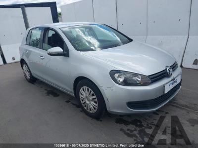 Image of 2010 VOLKSWAGEN GOLF S TDI 1598cc TURBO DIESEL MANUAL 5 Speed 5 DOOR HATCHBACK