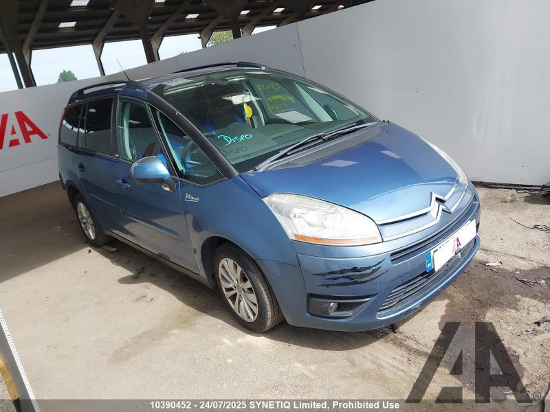 2009 CITROEN C4 PICASSO GRAND VTR PLUS HDI 1560cc TURBO DIESEL MANUAL 5 Speed 5 DOOR MPV