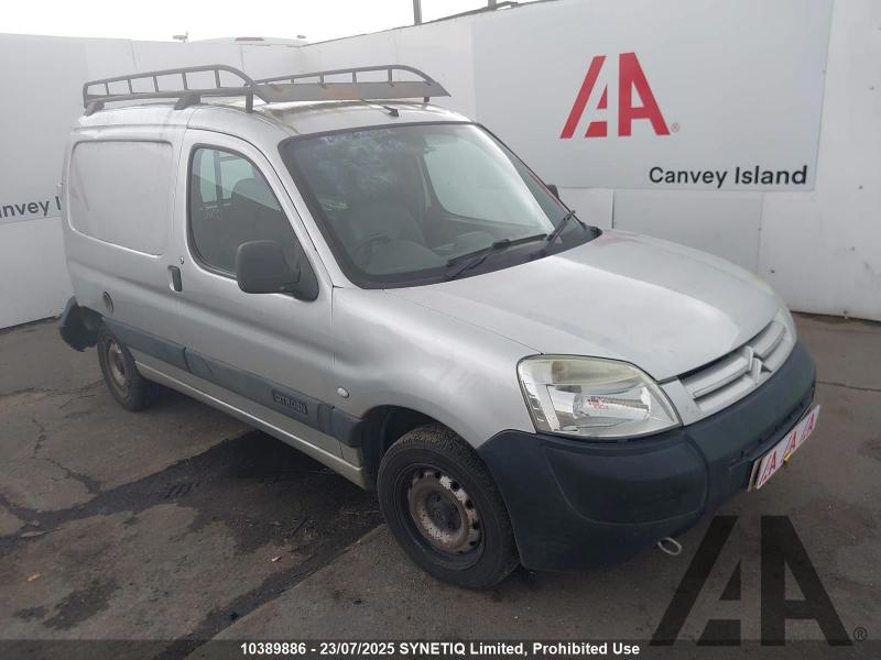 2005 CITROEN BERLINGO LX 600 HDI 1997cc TURBO DIESEL MANUAL 5 Speed CAR DERIVED VAN