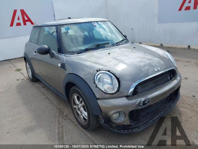 Image of 2012 MINI HATCH ONE 1598cc PETROL AUTOMATIC 6 Speed 3 DOOR HATCHBACK