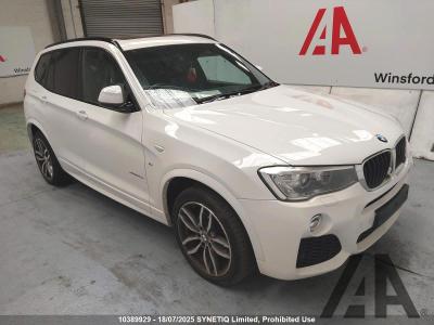 Image of 2015 BMW X3 XDRIVE20D M SPORT 1995cc TURBO DIESEL AUTOMATIC 5 DOOR ESTATE