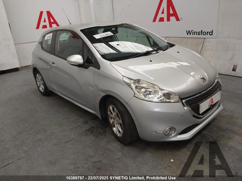 2013 PEUGEOT 208 ACTIVE 1397cc PETROL MANUAL 3 DOOR HATCHBACK
