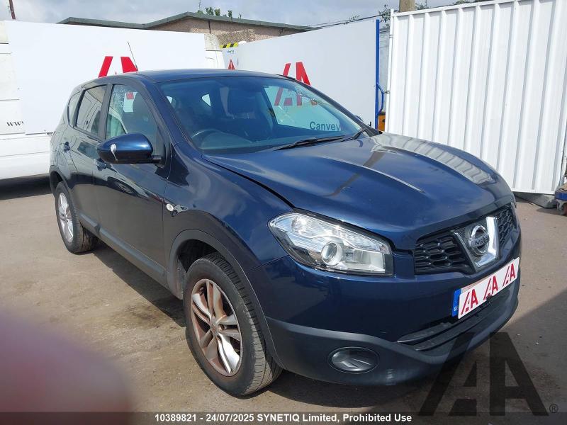 2011 NISSAN QASHQAI ACENTA 1598cc PETROL MANUAL 5 Speed 5 DOOR HATCHBACK