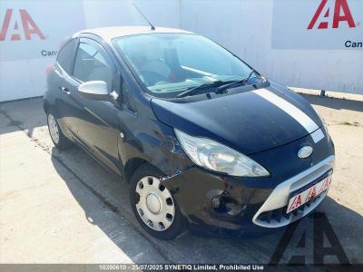 Image of 2010 FORD KA ZETEC 1242cc PETROL MANUAL 5 Speed 3 DOOR HATCHBACK