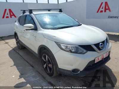 Image of 2016 NISSAN QASHQAI N-CONNECTA DIG-T 1197cc TURBO PETROL MANUAL 6 Speed 5 DOOR HATCHBACK