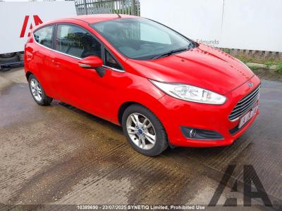 Image of 2016 FORD FIESTA ZETEC 998cc PETROL MANUAL 5 Speed 3 DOOR HATCHBACK