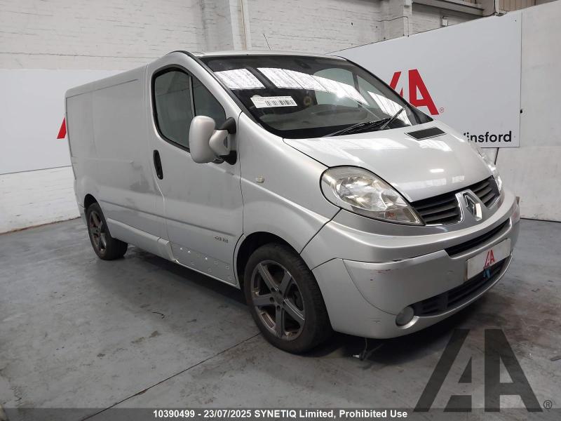2013 RENAULT TRAFIC SL27 SPORT DCI S/R 1996cc TURBO DIESEL MANUAL 6 Speed PANEL VAN