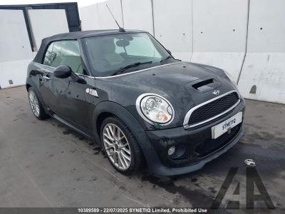 Image of 2012 MINI CONVERTIBLE COOPER S 1598cc TURBO PETROL MANUAL 2 DOOR CONVERTIBLE