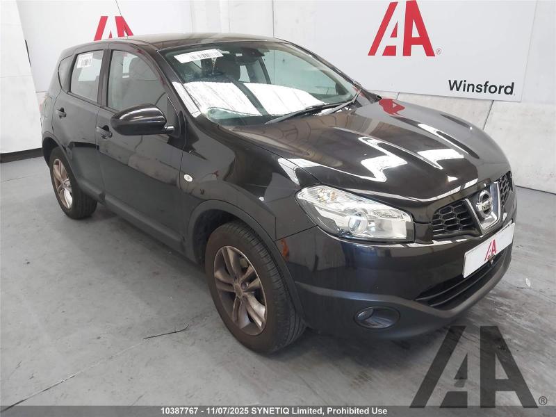 2013 NISSAN QASHQAI ACENTA DCI 1461cc TURBO DIESEL MANUAL 6 Speed 5 DOOR HATCHBACK