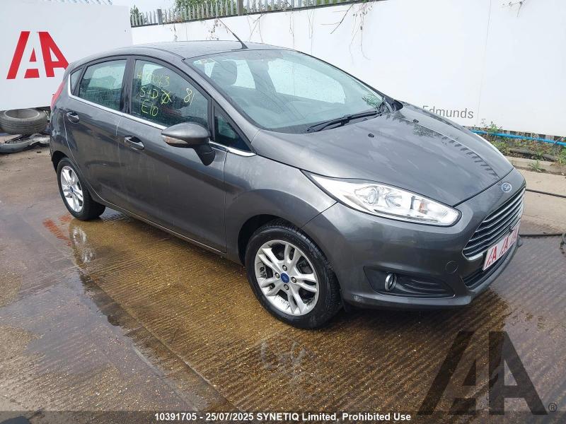 2017 FORD FIESTA ZETEC 1242cc PETROL MANUAL 5 Speed 5 DOOR HATCHBACK