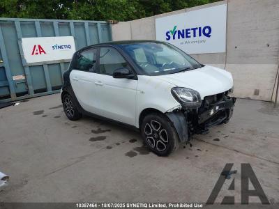 Image of 2015 SMART FORFOUR PRIME PREMIUM 999cc PETROL MANUAL 5 Speed 5 DOOR HATCHBACK