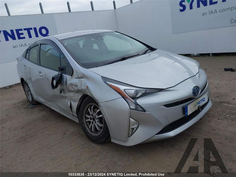 2017 TOYOTA PRIUS VVT-I ACTIVE 1798cc PETROL/ELECTRIC CVT 5 DOOR HATCHBACK
