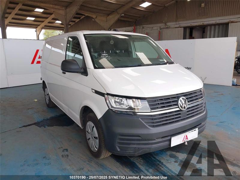 2022 VOLKSWAGEN TRANSPORTER T28 TDI P/V STARTLINE 1968cc TURBO DIESEL MANUAL 4 DOOR PANEL VAN