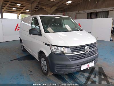 Image of 2022 VOLKSWAGEN TRANSPORTER T28 TDI P/V STARTLINE 1968cc TURBO DIESEL MANUAL 4 DOOR PANEL VAN
