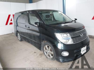 Image of 2010 NISSAN ELGRAND 25 2495cc PETROL AUTOMATIC MPV