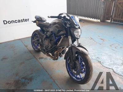 Image of 2015 YAMAHA MT 07 ABS 689cc PETROL MOTORCYCLE