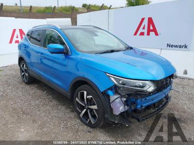 Image of 2018 NISSAN QASHQAI TEKNA DIG-T XTRONIC 1197cc TURBO PETROL CVT 1 Speed 5 DOOR HATCHBACK