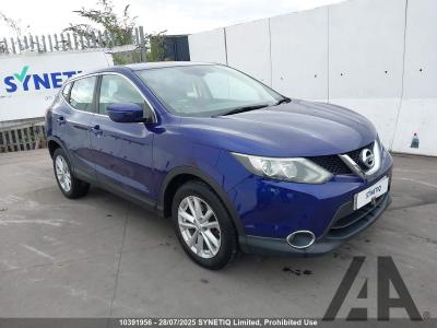 Image of 2014 NISSAN QASHQAI DCI ACENTA 1461cc TURBO DIESEL MANUAL 6 Speed 5 DOOR HATCHBACK