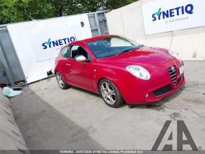 Image of 2010 ALFA ROMEO MITO VELOCE MULTIAIR 1368cc TURBO PETROL MANUAL 5 Speed 3 DOOR HATCHBACK