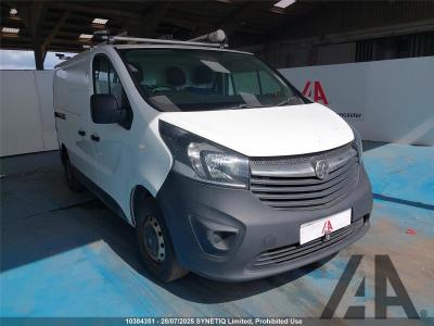 Image of 2018 VAUXHALL VIVARO L1H1 2900 CDTI S/S 1598cc TURBO DIESEL MANUAL 6 Speed PANEL VAN