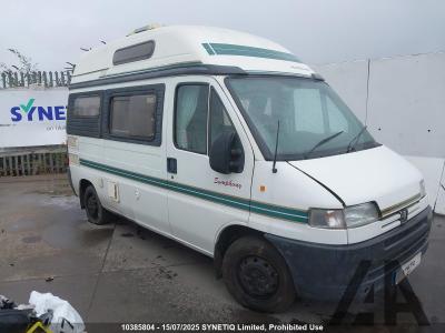 Image of 2000 PEUGEOT BOXER 270 M TD 1905cc TURBO DIESEL MANUAL 2 DOOR MOTORHOME 2 DOOR