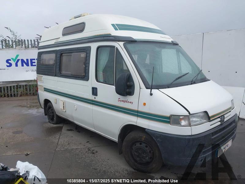 2000 PEUGEOT BOXER 270 M TD 1905cc TURBO DIESEL MANUAL 2 DOOR MOTORHOME 2 DOOR
