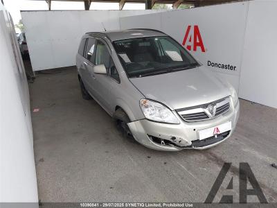 Image of 2010 VAUXHALL ZAFIRA EXCLUSIV CDTI 1910cc TURBO DIESEL AUTOMATIC 6 Speed 5 DOOR MPV