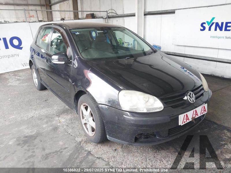 2007 VOLKSWAGEN GOLF MATCH FSI 1598cc PETROL AUTOMATIC 6 Speed 5 DOOR HATCHBACK