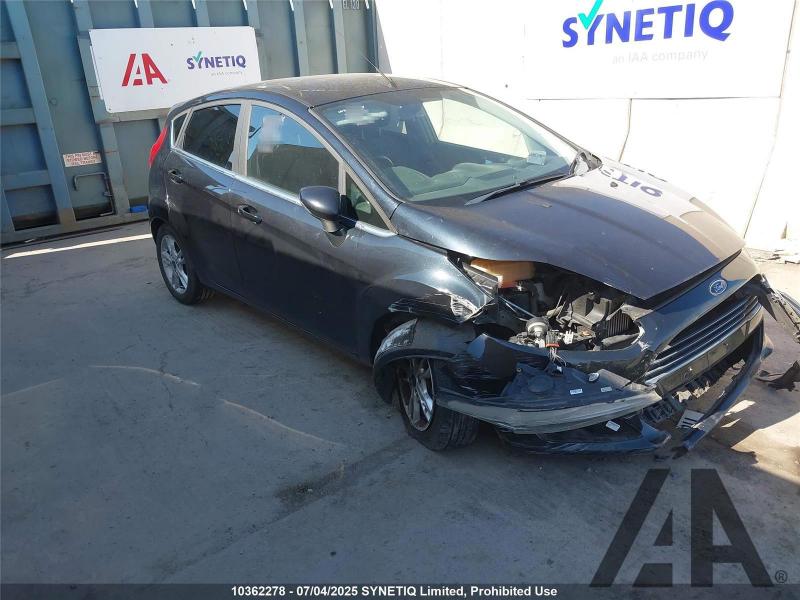 2014 FORD FIESTA ZETEC 998cc TURBO PETROL MANUAL 5 Speed 5 DOOR HATCHBACK