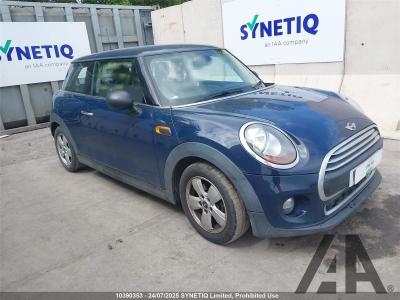 Image of 2015 MINI HATCH ONE 1198cc TURBO PETROL MANUAL 6 Speed 3 DOOR HATCHBACK