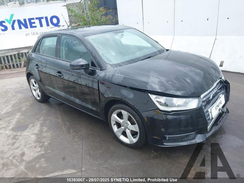 2017 AUDI A1 SPORTBACK TFSI SPORT 999cc TURBO PETROL MANUAL 5 Speed 5 DOOR HATCHBACK