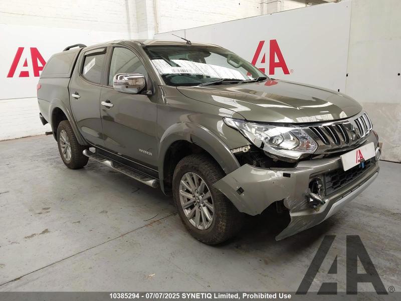 2017 MITSUBISHI L200 DI-D 4X4 WARRIOR DCB 2442cc TURBO DIESEL MANUAL 6 Speed PICK UP