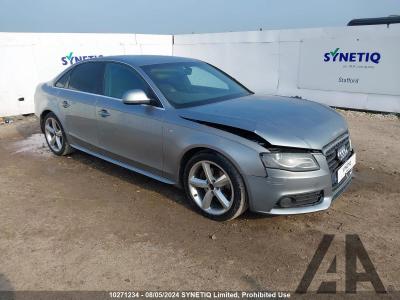 Image of 2009 AUDI A4 TDI S LINE 1968cc TURBO DIESEL MANUAL 6 Speed 4 DOOR SALOON