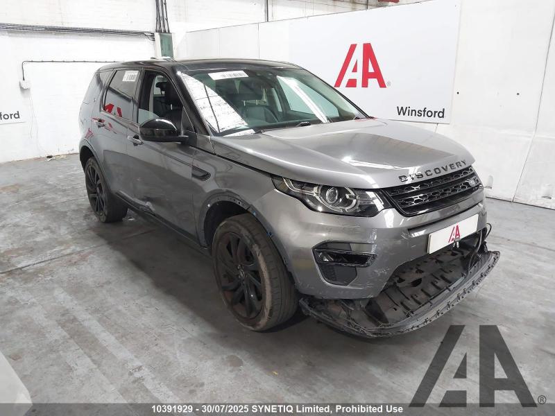 2017 LAND ROVER DISCOVERY SPORT TD4 HSE BLACK 1999cc TURBO DIESEL AUTOMATIC 9 Speed 5 DOOR ESTATE