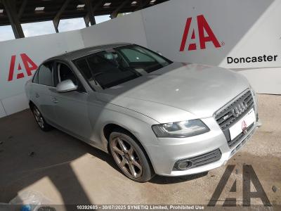 Image of 2008 AUDI A4 TDI SE 1968cc TURBO DIESEL MANUAL 6 Speed 4 DOOR SALOON